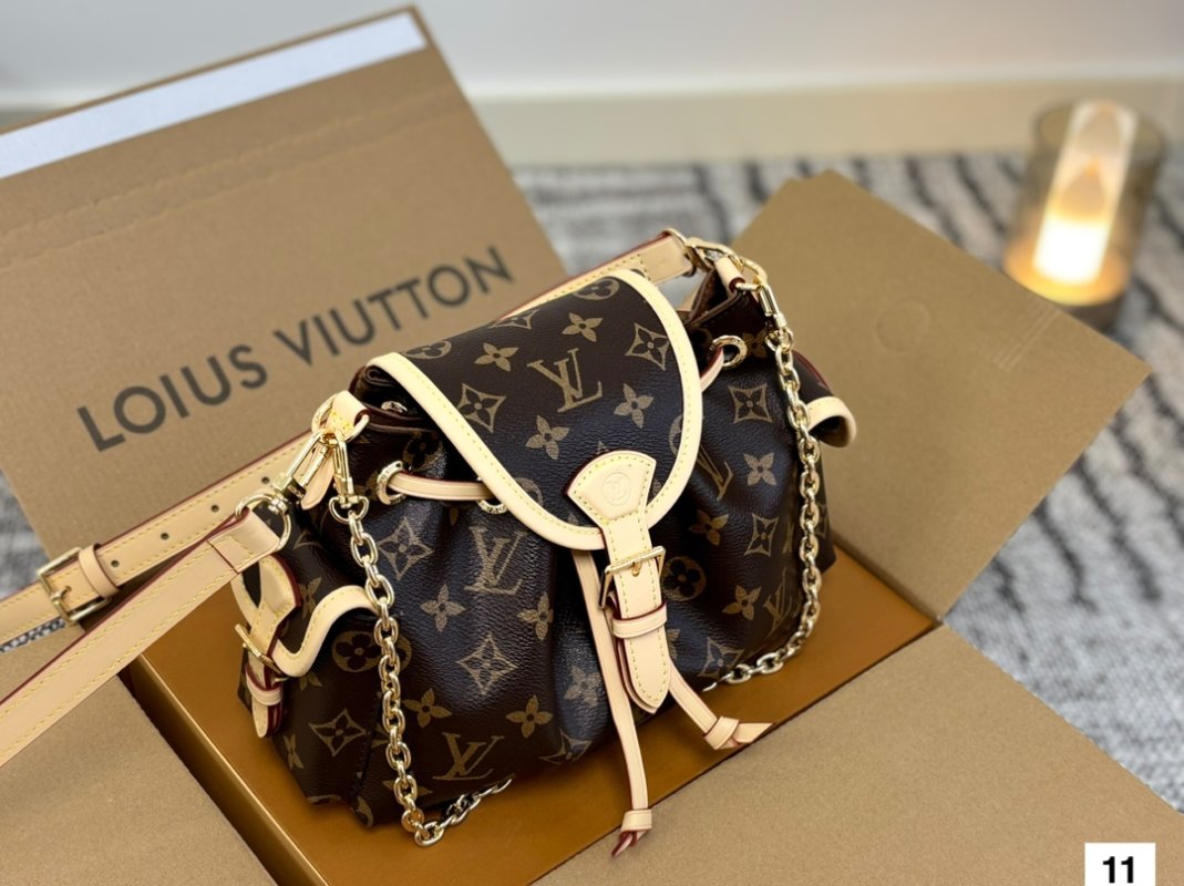 Louis Vuitton Odyssée Monogram Backpack Brown view