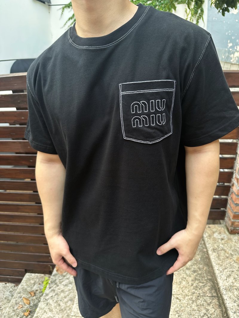 Black Pocket Logo T-Shirt view