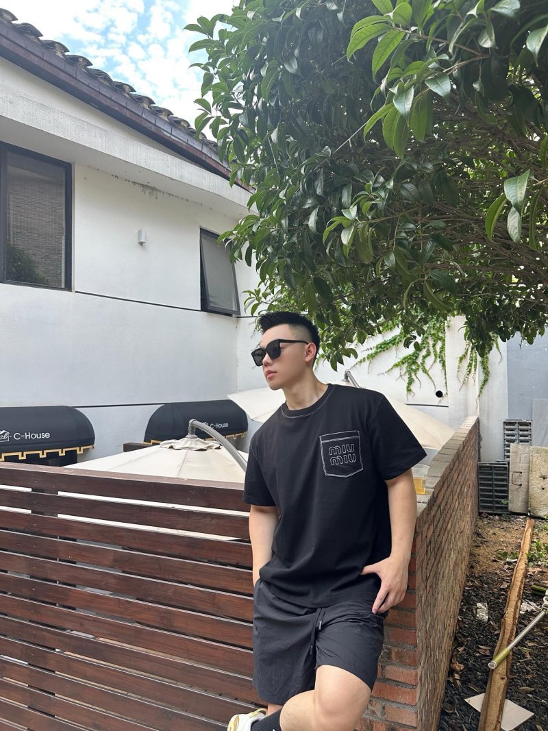 Black Pocket Logo T-Shirt view