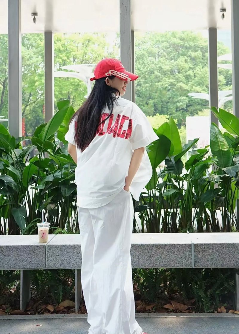 White Short-Sleeve Button-Up Shirt view