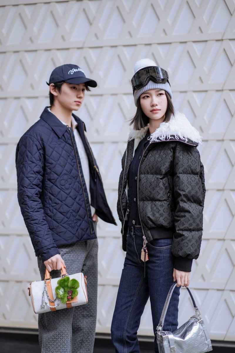 Burberry Navy Quilted Zip Jacket view
