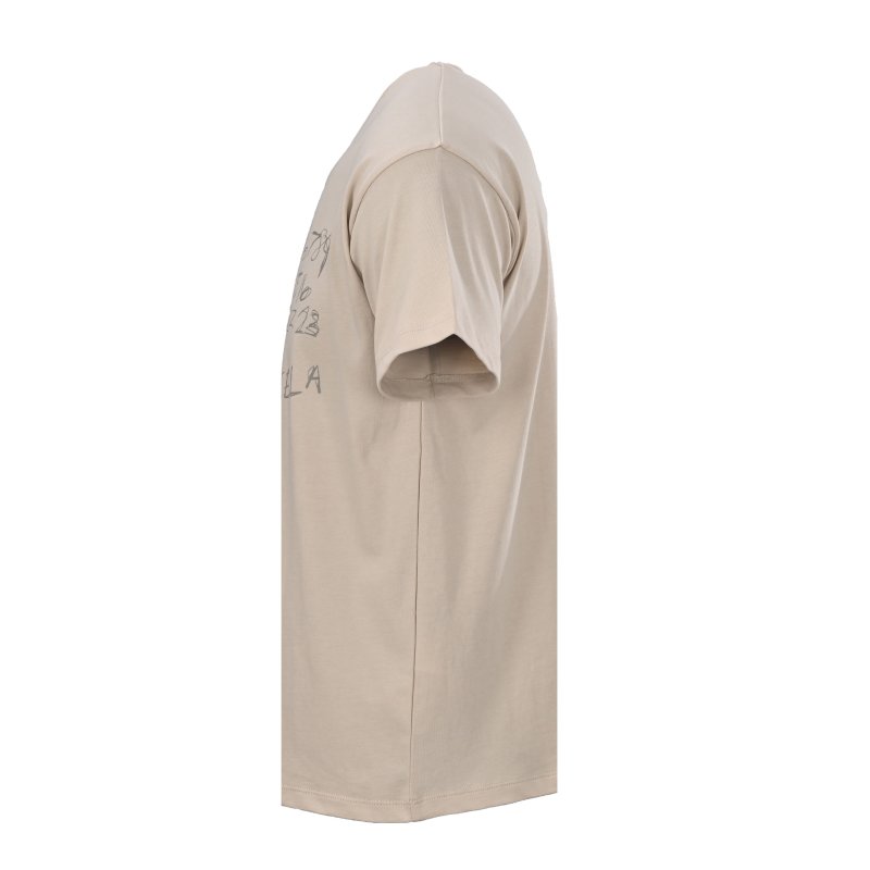 Essentials Cream Graphic Logo T-Shirt view