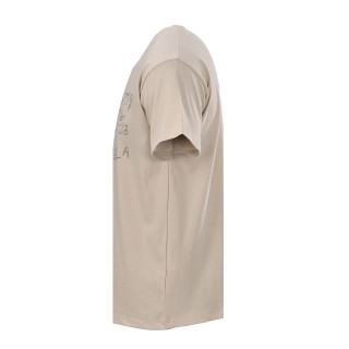 Essentials Cream Graphic Logo T-Shirt view 11
