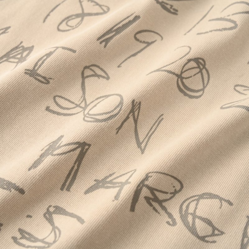 Essentials Cream Graphic Logo T-Shirt view