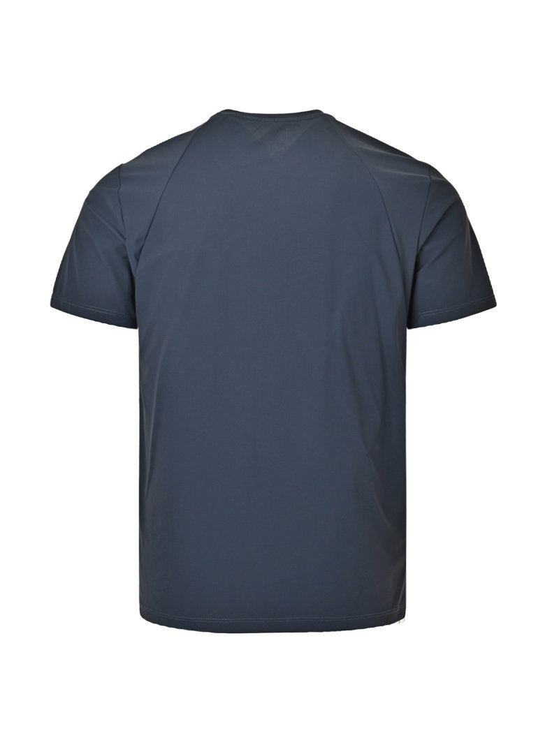 Navy Blue Minimalist Short Sleeve T-Shirt view