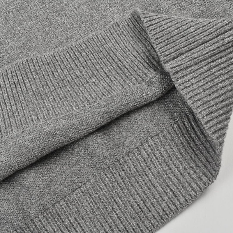 Gucci Script Logo Grey Crewneck Sweater view