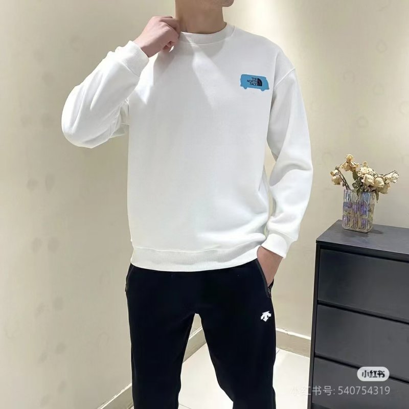 The North Face Cream Embroidered Logo Sweatshirt view