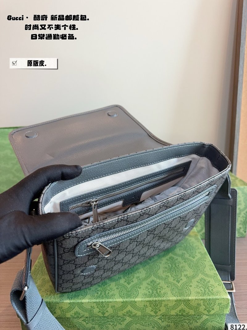 Gucci Ophidia GG Crossbody Bag Grey view