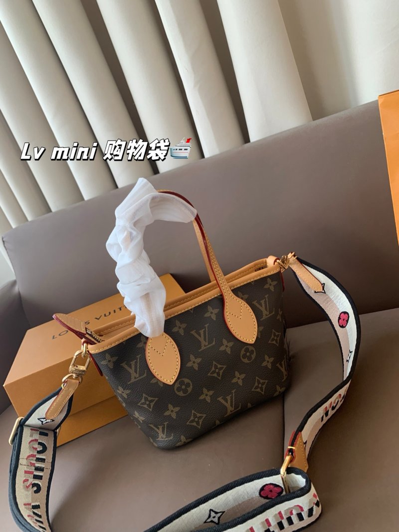 Louis Vuitton Mini Shopping Bag Monogram Canvas Tan view