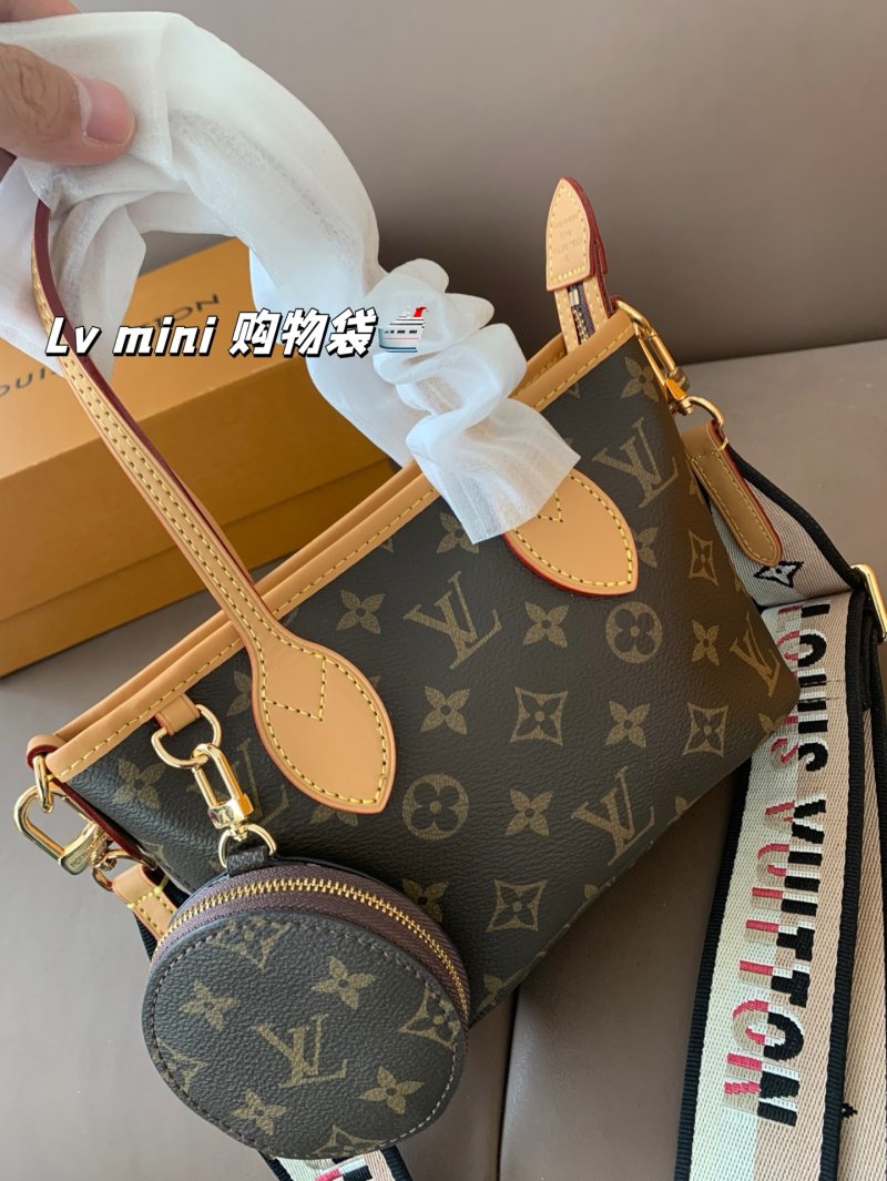 Louis Vuitton Mini Shopping Bag Monogram Canvas Tan view