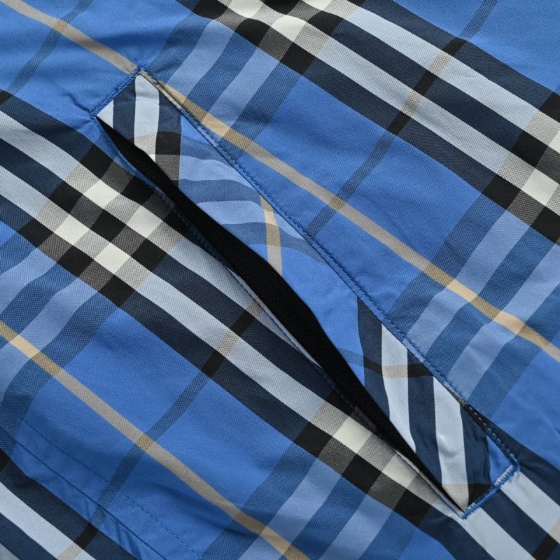 Blue Plaid Oversized Blazer Jacket with Black Lining view