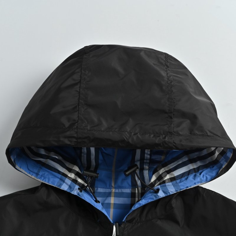 Blue Plaid Oversized Blazer Jacket with Black Lining view