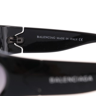 Balenciaga Cat-Eye Black Sunglasses with Grey Lenses view 8