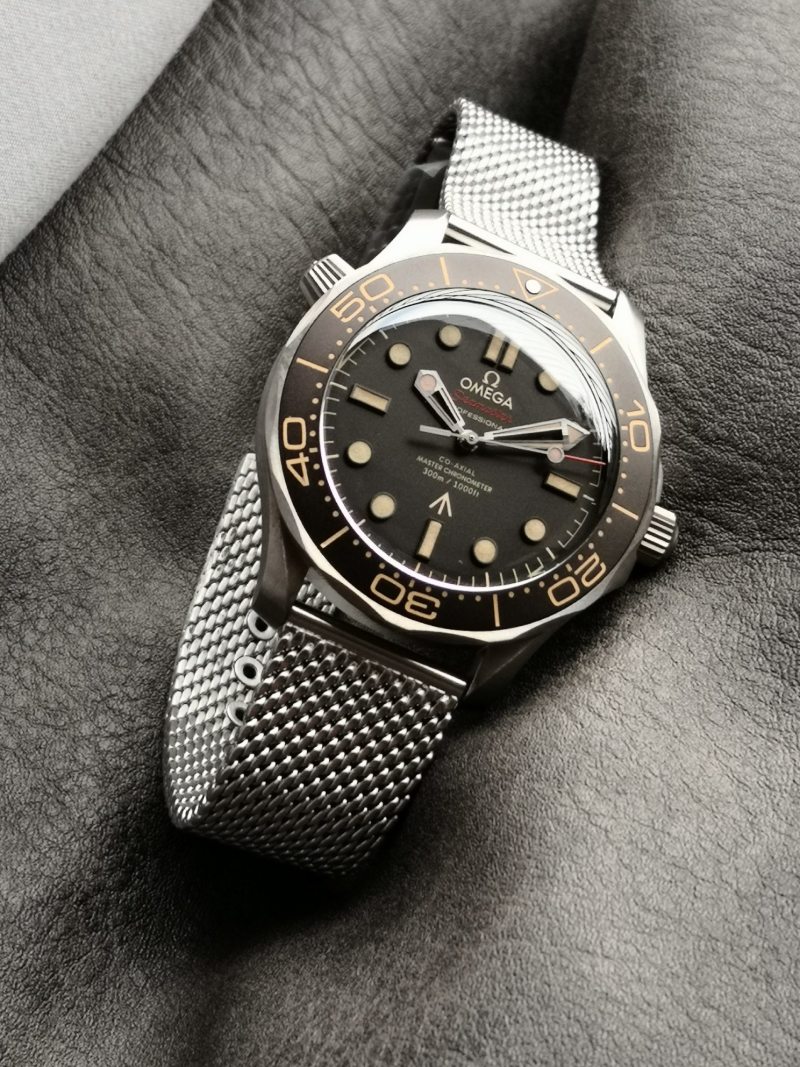 Omega Seamaster 42mm Black Dial Titanium Watch