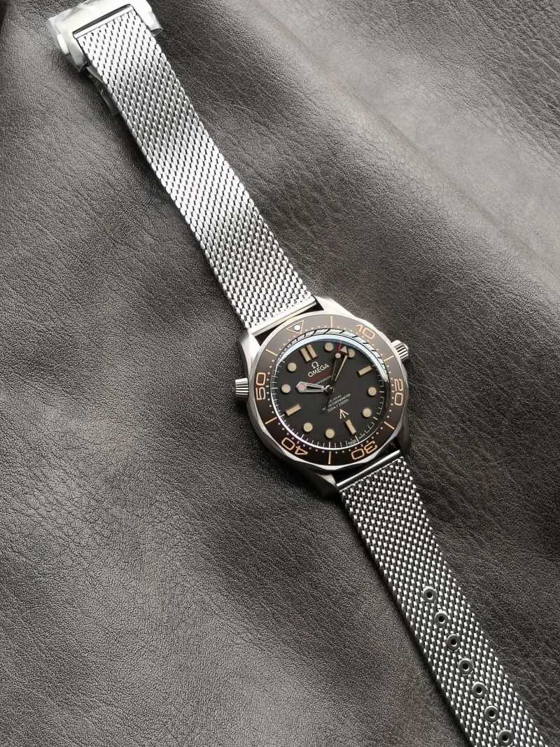 Omega Seamaster 42mm Black Dial Titanium Watch view