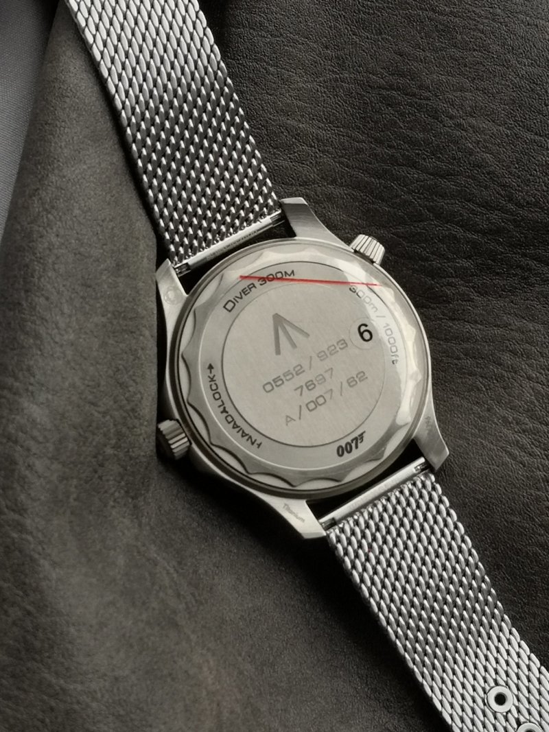 Omega Seamaster 42mm Black Dial Titanium Watch view