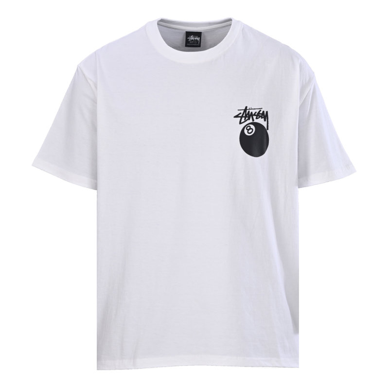 Stüssy 8-Ball Print T-Shirt White