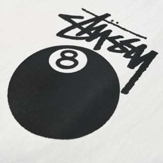 Stüssy 8-Ball Print T-Shirt White view 5