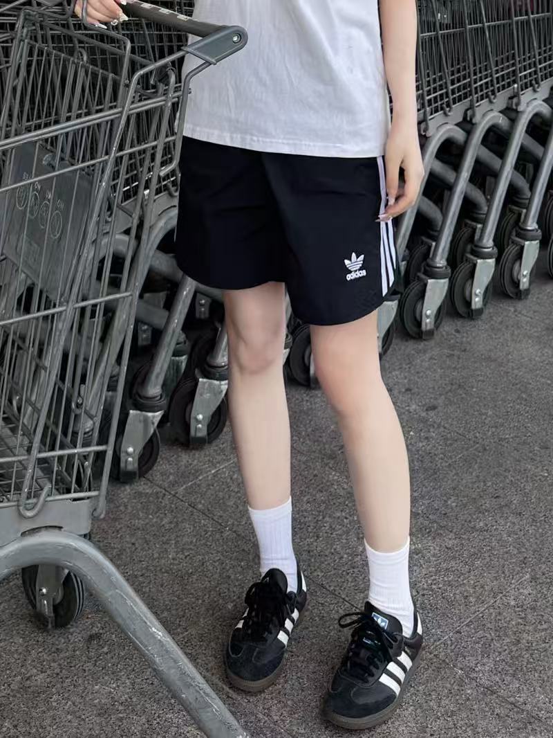 Adidas 3-Stripe Black Athletic Shorts