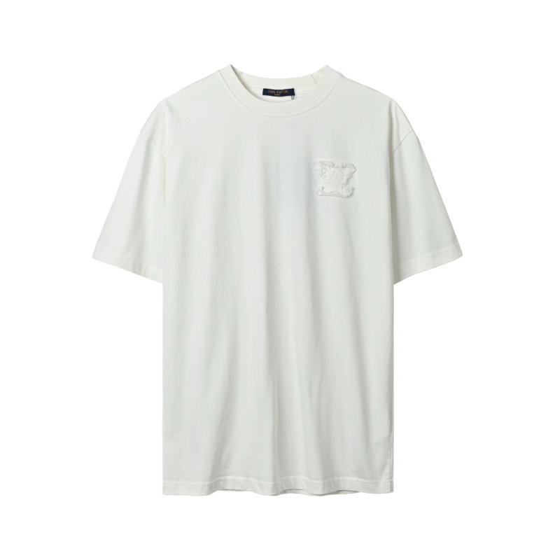 Louis Vuitton Embroidered Logo White T-Shirt view