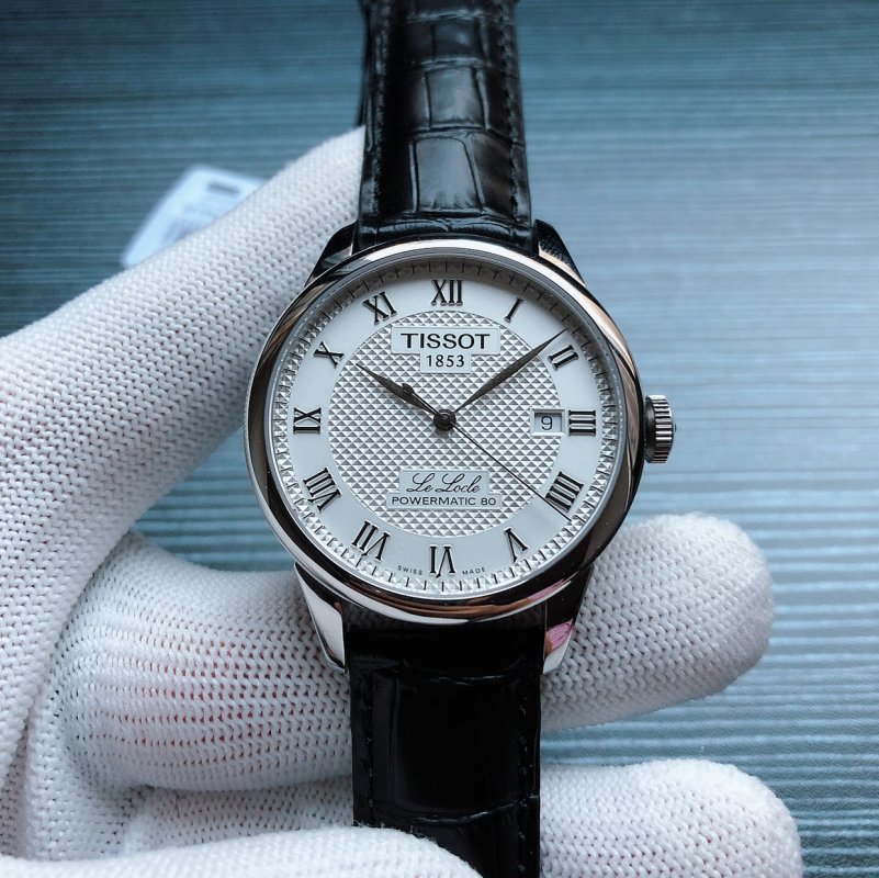 Tissot Le Locle Automatic White Dial Steel Watch view