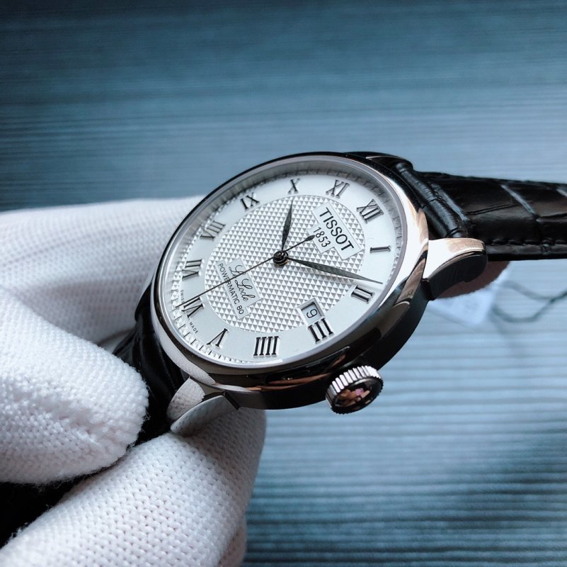 Tissot Le Locle Automatic White Dial Steel Watch view