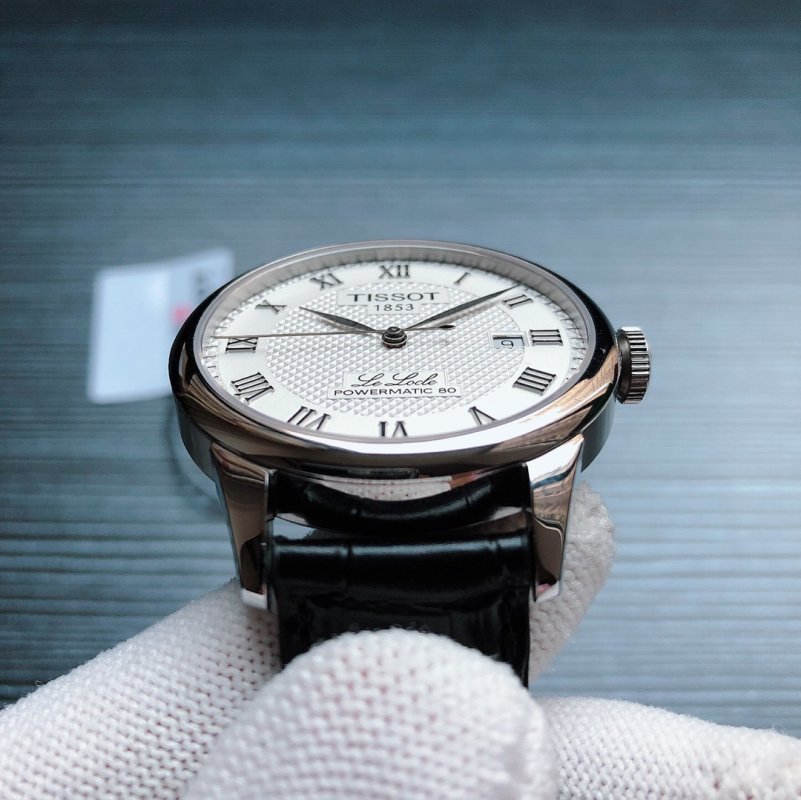 Tissot Le Locle Automatic White Dial Steel Watch view