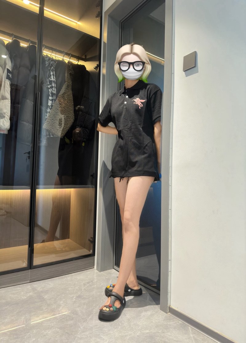 Black Short-Sleeve Polo Shirt view