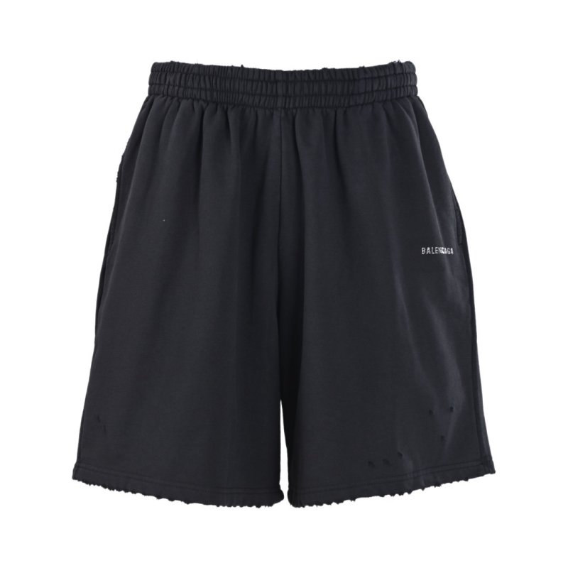 Balenciaga Black Logo Shorts view
