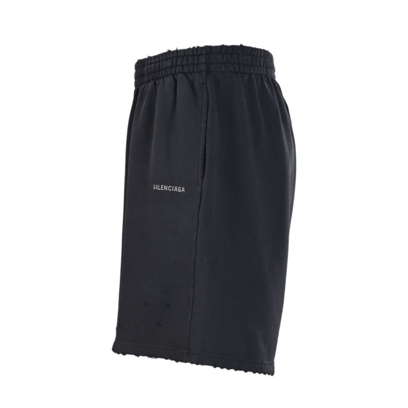 Balenciaga Black Logo Shorts view
