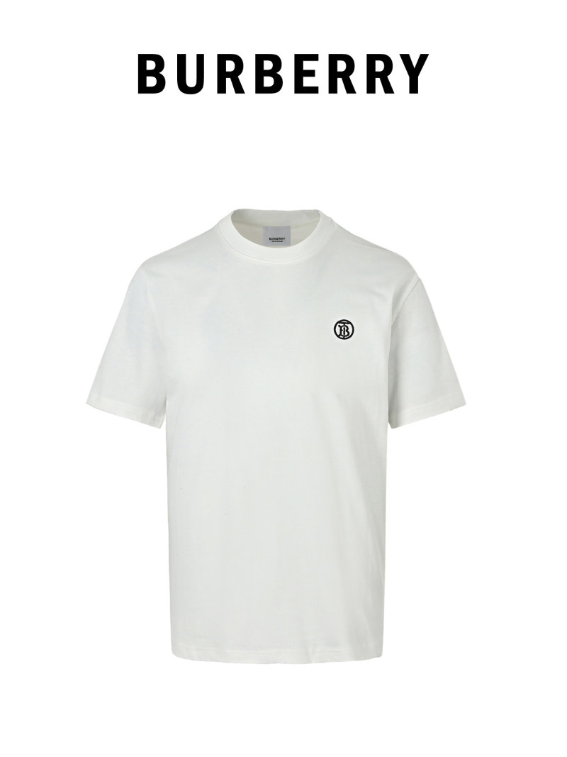 White Classic Short Sleeve T-Shirt with Minimal Chest Logo view