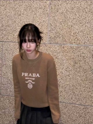 Prada Milano Knit Sweater Camel view 6