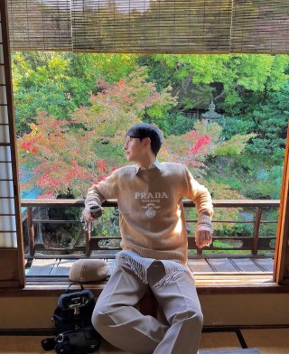 Prada Milano Knit Sweater Camel view 8