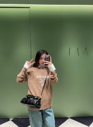 Prada Milano Knit Sweater Camel view 9