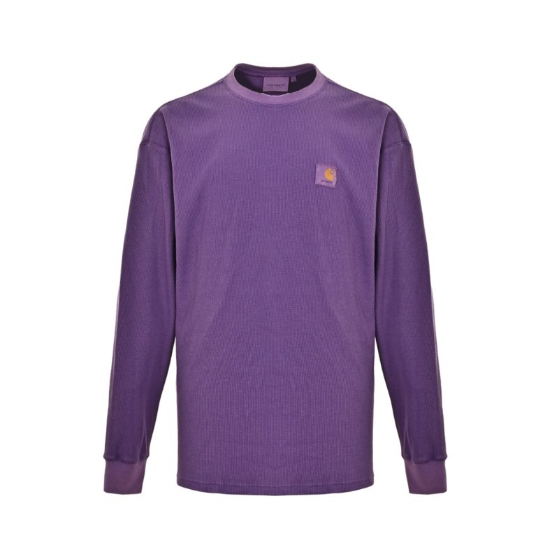 Carhartt Waffle Knit Long Sleeve Cream view