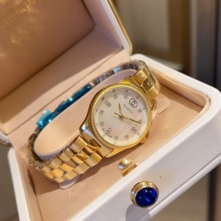 Gucci Gold Diamonds Watch with Matching Bracelet Set video