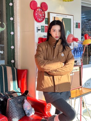Moncler Caramel Puffer Down Jacket view 8