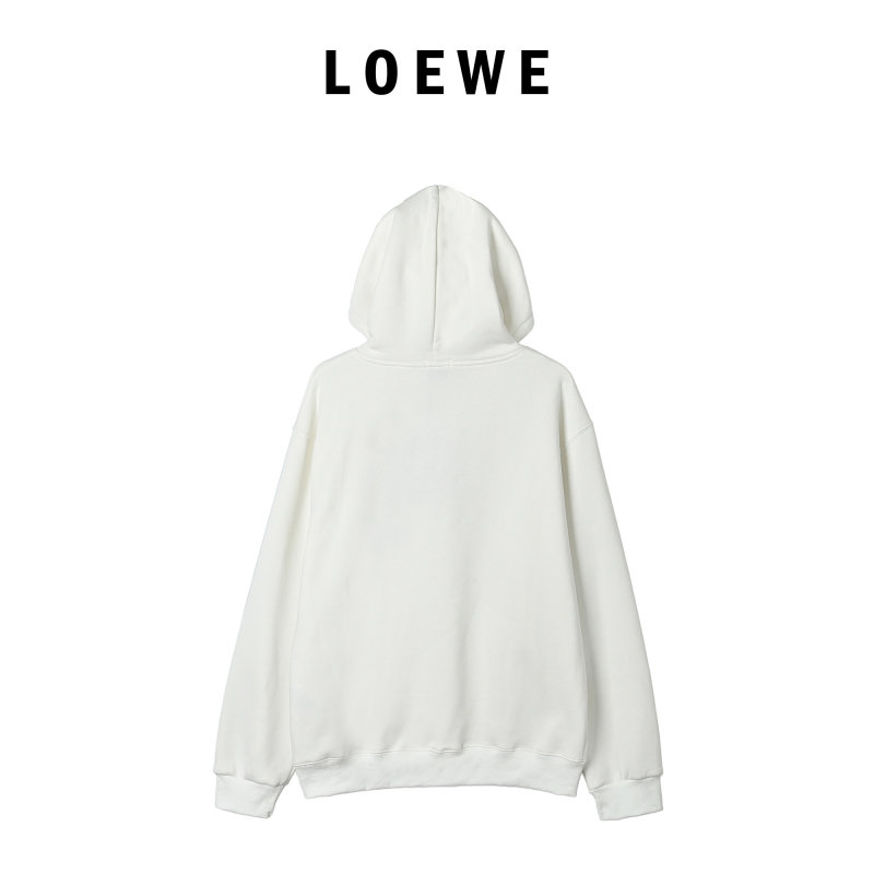 White Oversized Hoodie with Pleated Skirt Detail view
