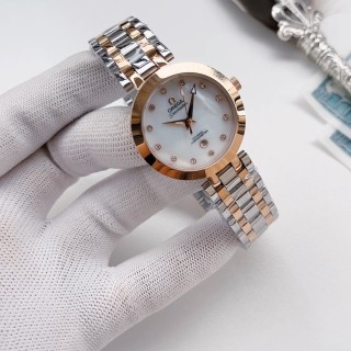 Omega De Ville Two-Tone White Dial Watch video