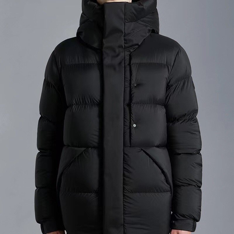 Black Puffer Down Jacket – Premium Winter Coat view