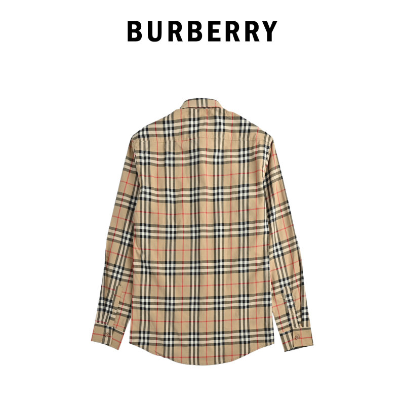 Burberry Vintage Check Long-Sleeve Shirt Beige view