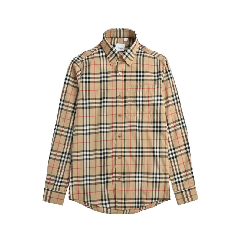 Burberry Vintage Check Long-Sleeve Shirt Beige view
