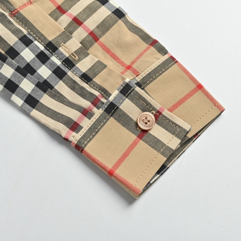 Burberry Vintage Check Long-Sleeve Shirt Beige view
