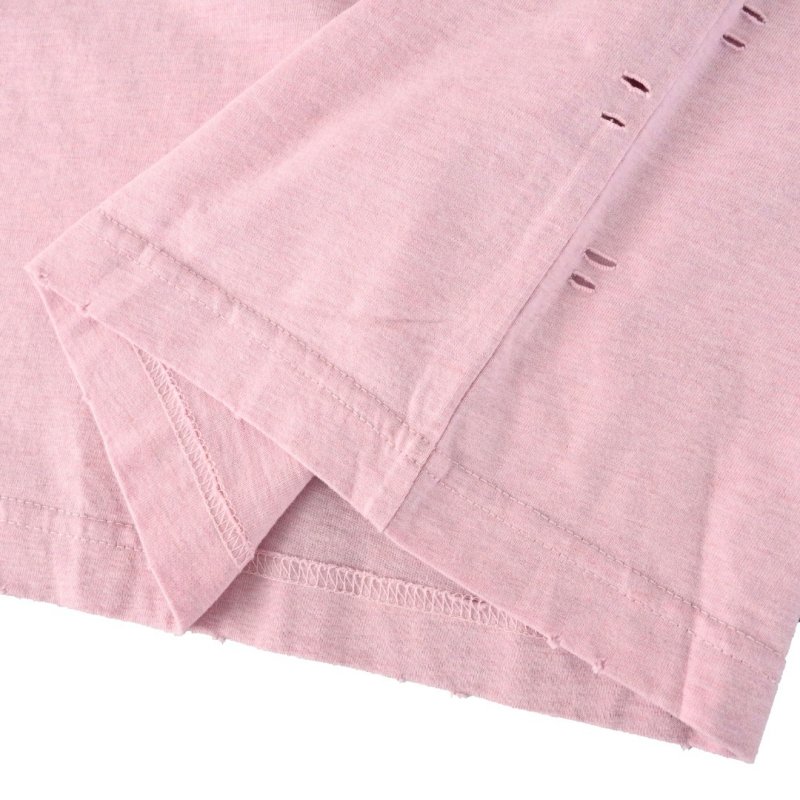 Gucci Distressed Logo Long Sleeve T-Shirt Lavender view