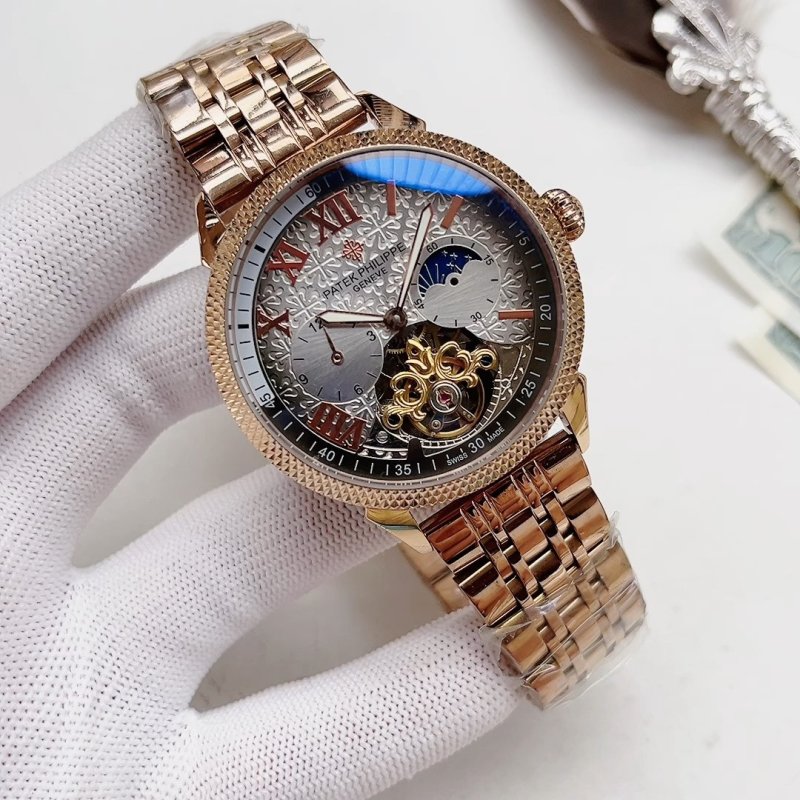 Patek Philippe Automatic Mechanical Watch 41mm Rose Gold