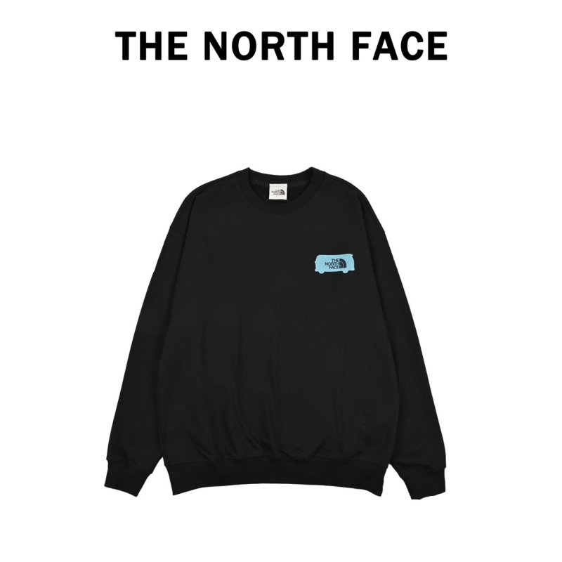 The North Face Black Camping Car Logo Fleece Crewneck Sweatshirt