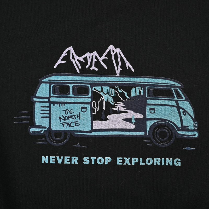 The North Face Black Logo Crewneck Sweatshirt view