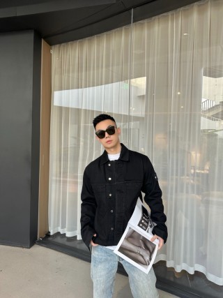 Stone Island Black Compass Badge Overshirt Jacket view 2