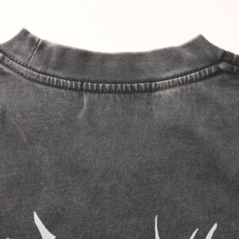 Black Graphic Face Print Oversized T-Shirt view