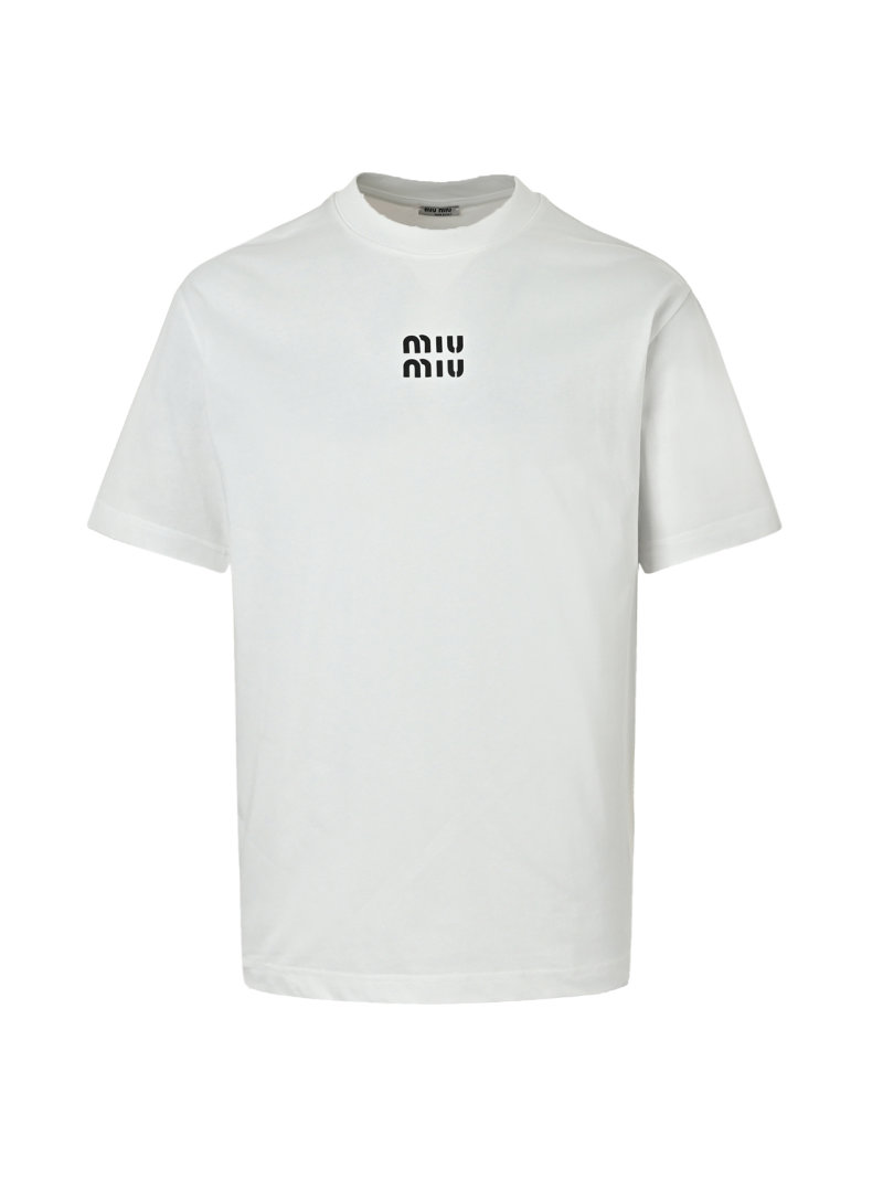 Miu Miu Logo White T-Shirt view